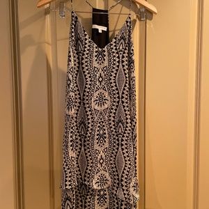 Lavender Brown Razor Back Dress